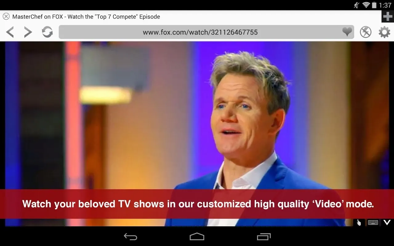 Screenshot di Photon Browser