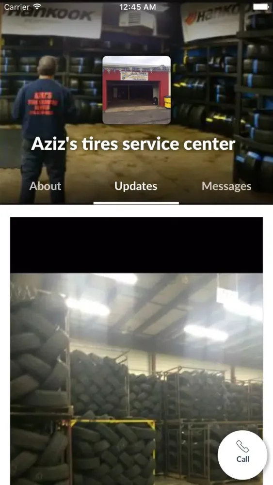 Captures d'écran de Aziz's tires service center by AppsVillage