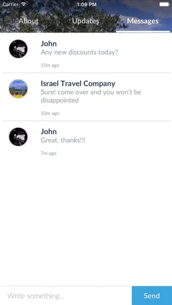 Screenshot di Israel Travel Company by AppsVillage