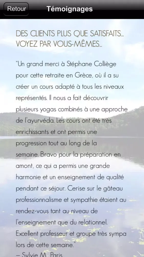 Ảnh chụp màn hình của ADITYAM Yoga et Massages