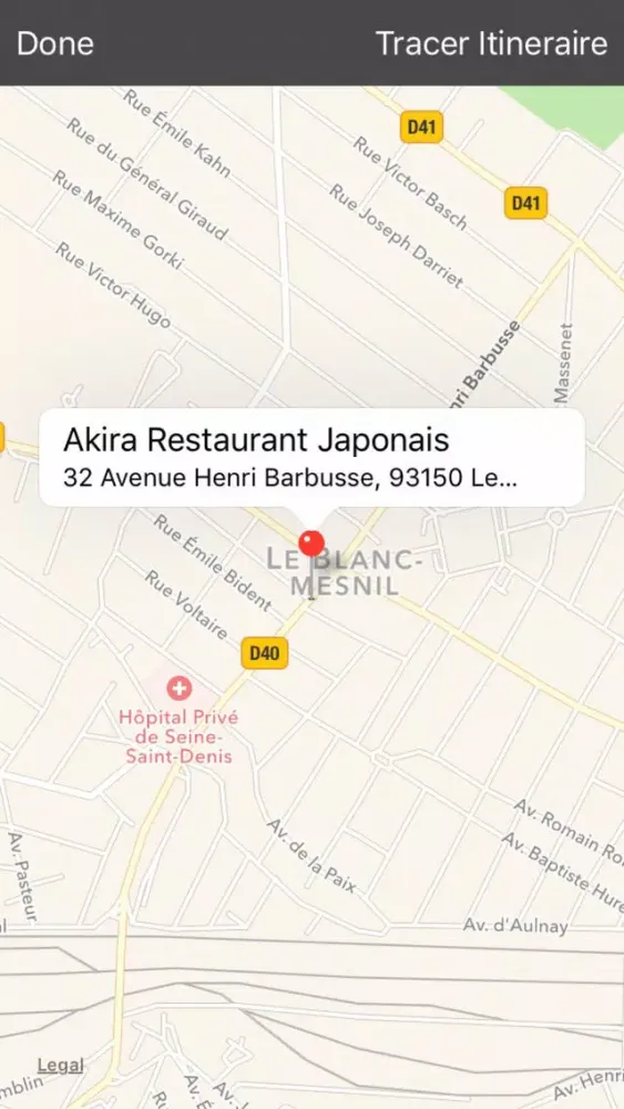 ภาพหน้าจอของ Akira Restaurant Japonais