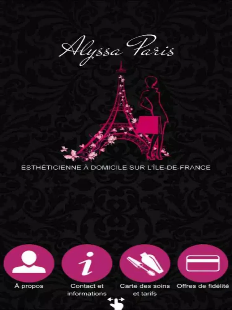 ภาพหน้าจอของ Alyssa Paris Esthéticienne à domicile iPad 