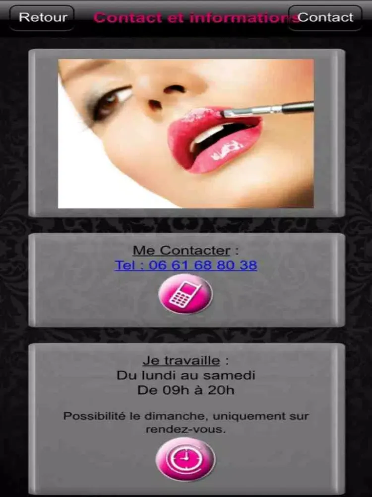 ภาพหน้าจอของ Alyssa Paris Esthéticienne à domicile iPad 