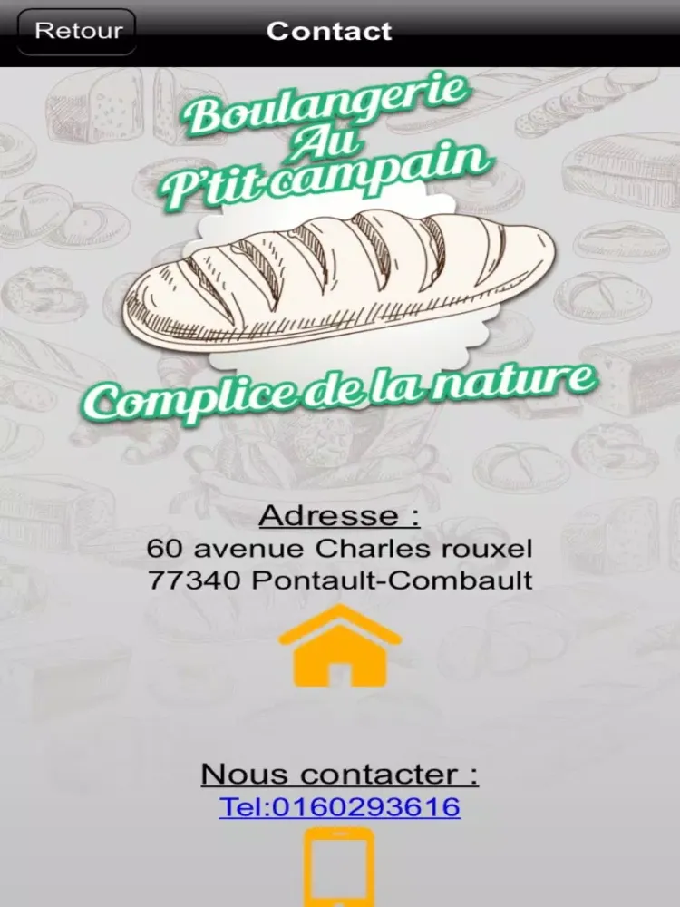 Boulangerie Au P'tit Campain iPad 应用截图