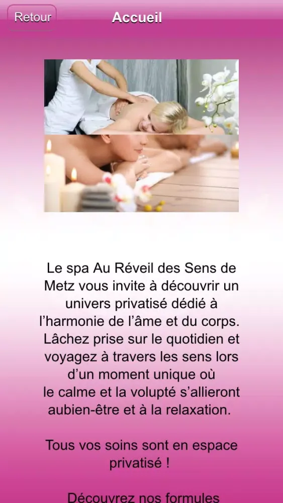 Captures d'écran de Au Réveil des Sens