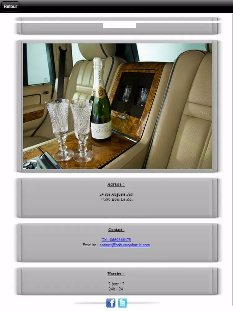 BDB Easy Shuttle iPad  スクリーンショット