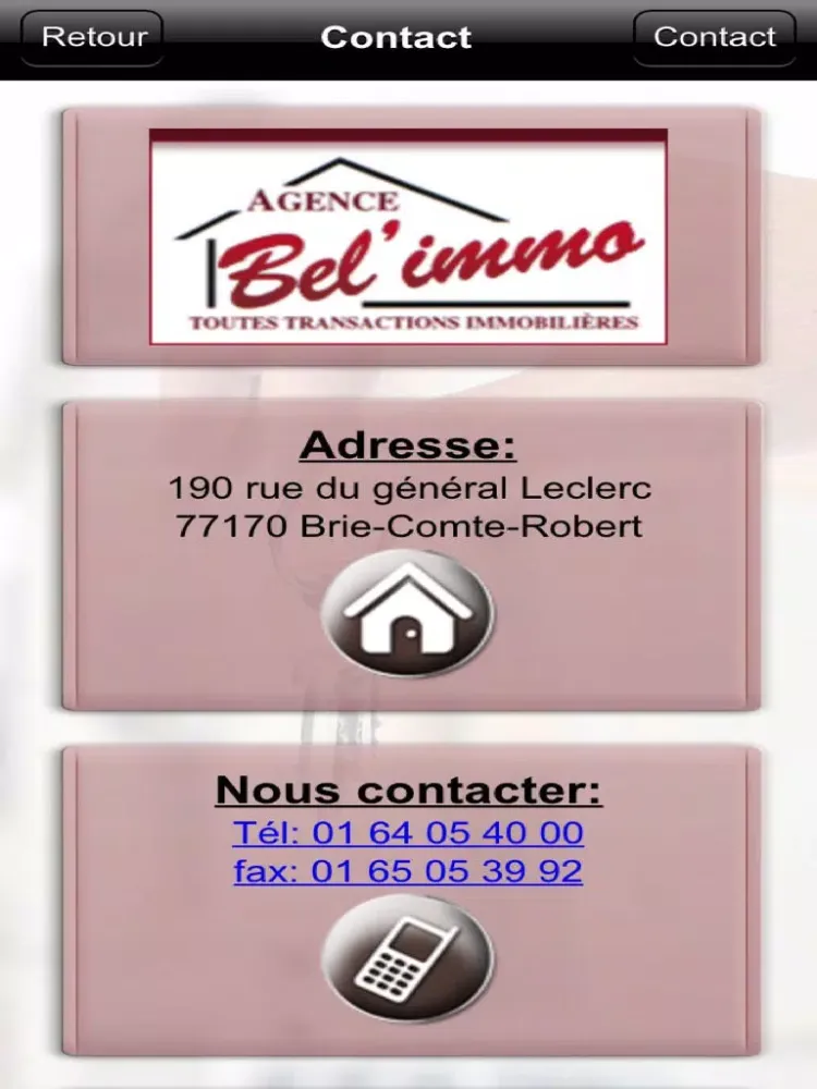 Screenshot di Bel'immo Brie Comte Robert iPad 