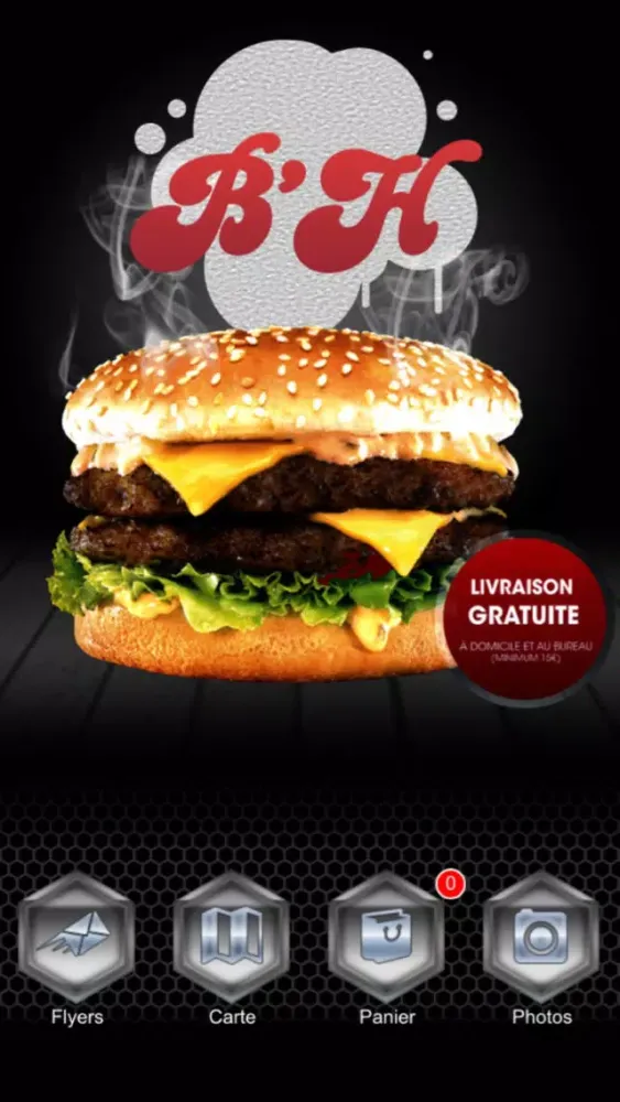 Zrzuty ekranu B'H BURGER HEIM
