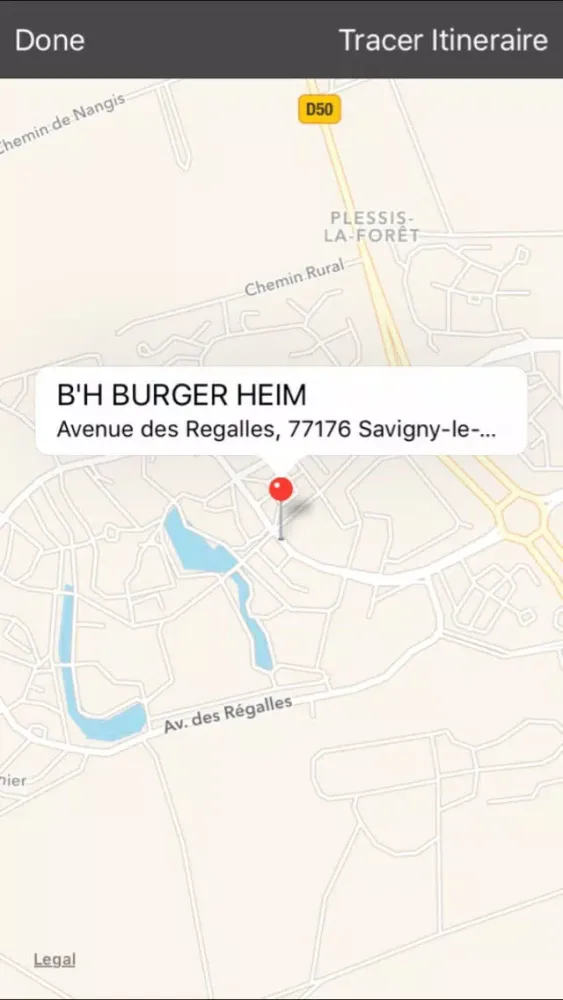 Zrzuty ekranu B'H BURGER HEIM