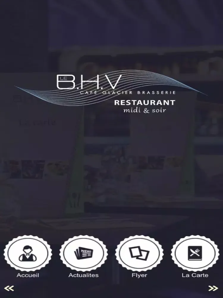 Ảnh chụp màn hình của Restaurant BHV Brest iPad 