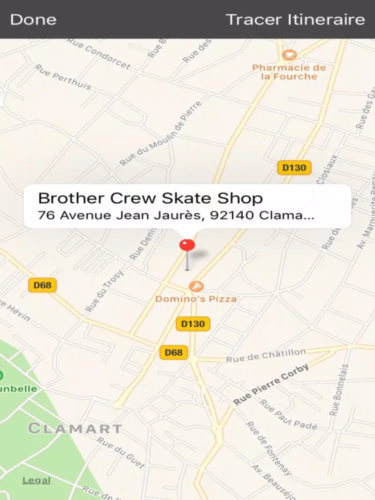 Tangkapan layar Brother Crew Skate Shop iPad 