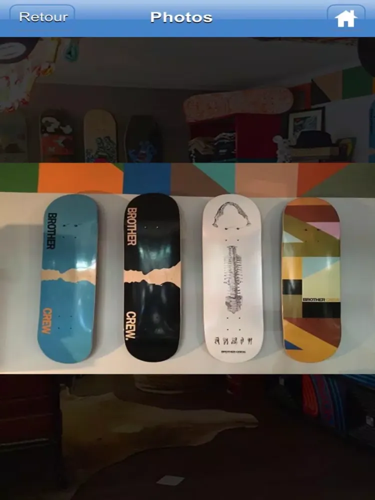Tangkapan layar Brother Crew Skate Shop iPad 