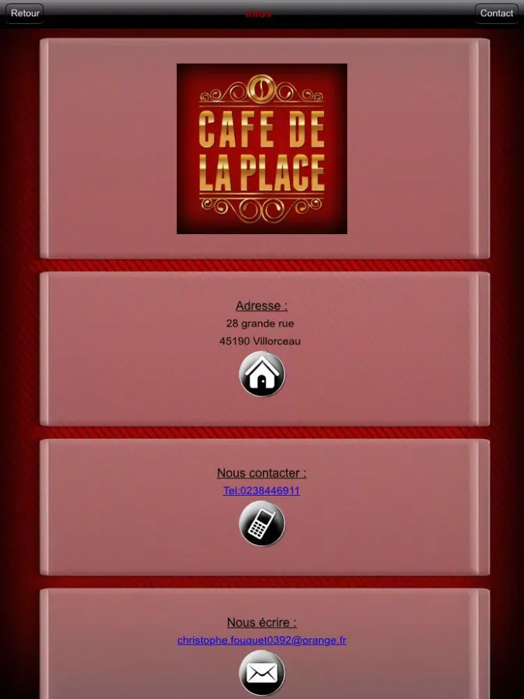 Café de la Place iPad  스크린샷