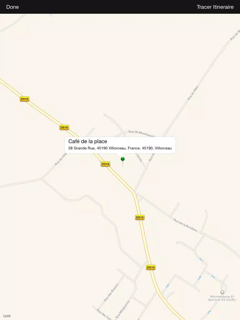 Café de la Place iPad 應用截圖