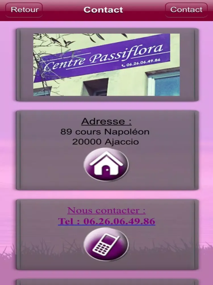 Centre Passiflora iPad  स्क्रीनशॉट