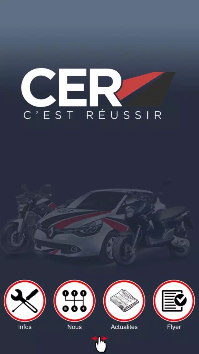 Ảnh chụp màn hình của CER Permis