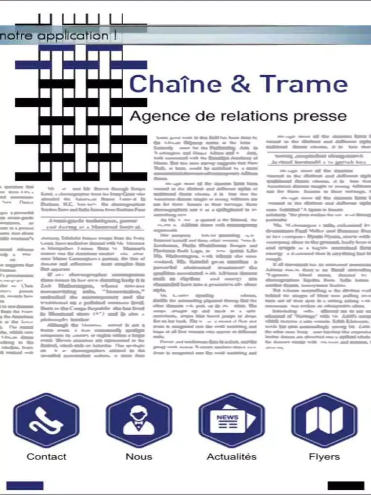 تصاویر Chaîne & Trame iPad 