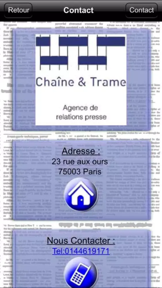 تصاویر Chaîne & Trame