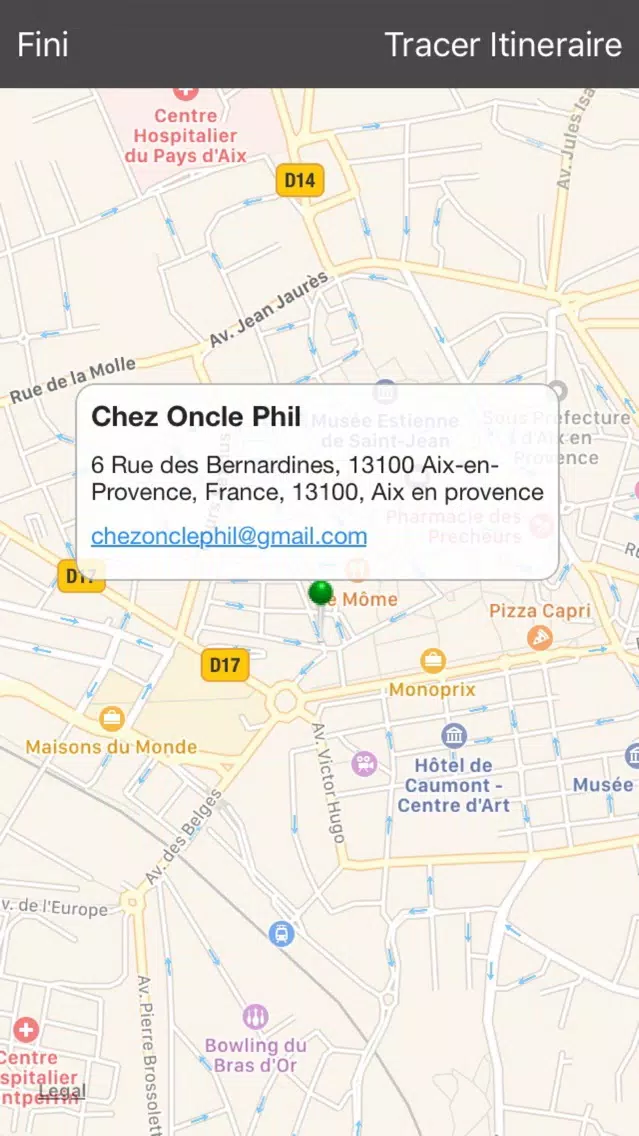 Ảnh chụp màn hình của Chez Oncle Phil