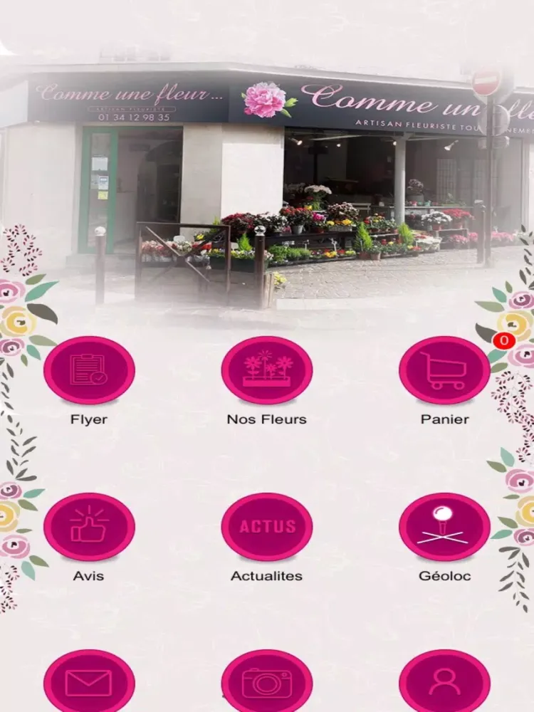 Comme une fleur Montmorency iPad 應用截圖