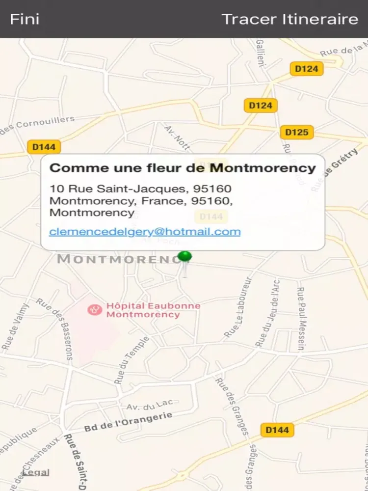 Comme une fleur Montmorency iPad 應用截圖