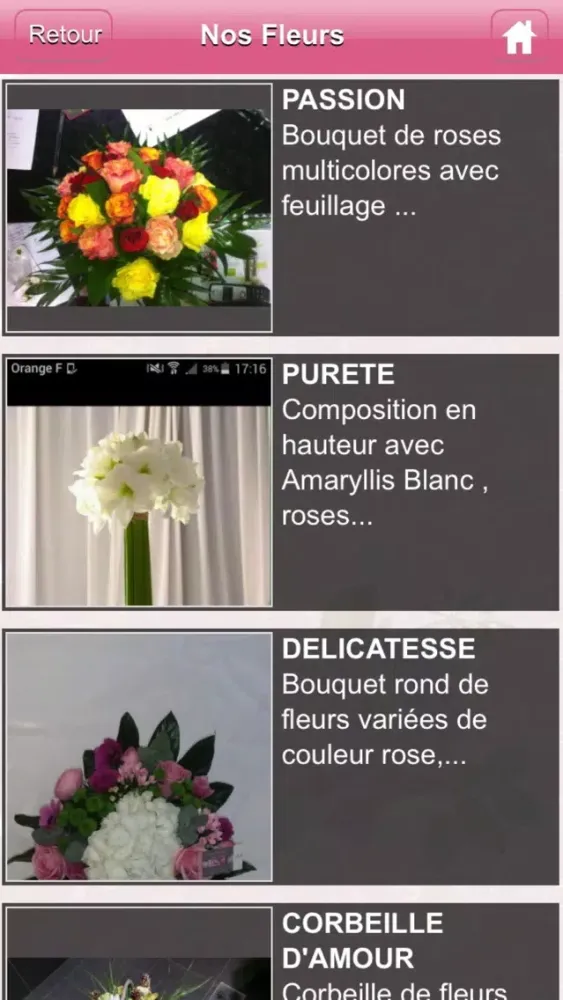 Comme une fleur Montmorency應用截圖