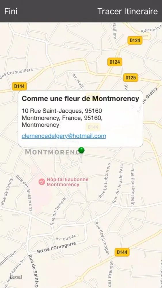 Comme une fleur Montmorency應用截圖