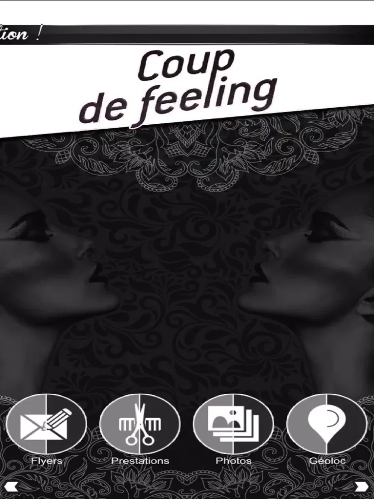 Tangkapan layar Coup de Feeling iPad 