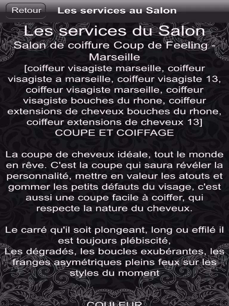 Coup de Feeling iPad  Screenshots