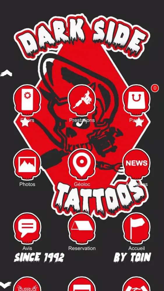 Tangkapan layar Dark Side Tattoos Limoges