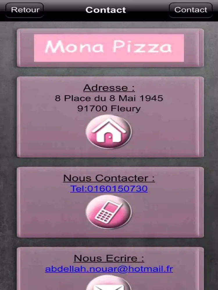 Délice Mona Pizza iPad  स्क्रीनशॉट