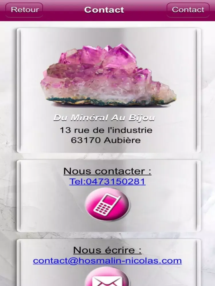 تصاویر Du Minéral Au Bijou iPad 