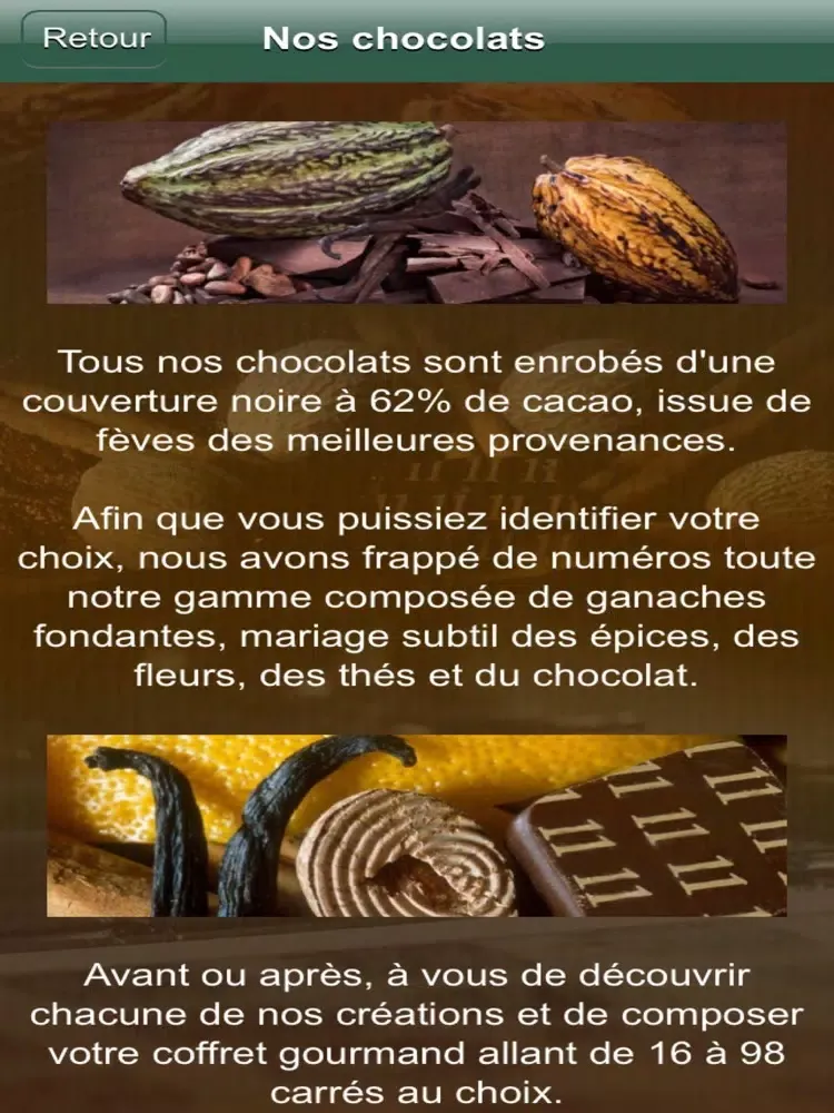 Durand Chocolatier - Rennes iPad 應用截圖