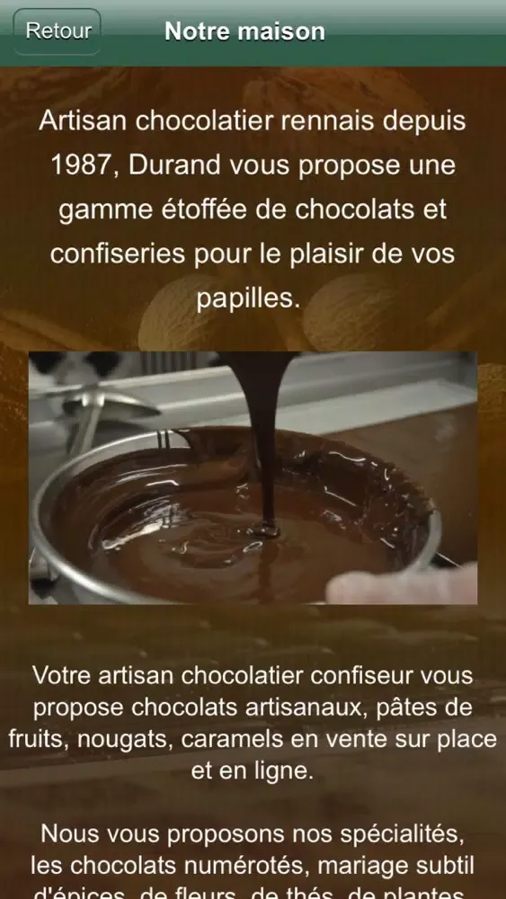 Durand Chocolatier - Rennes應用截圖