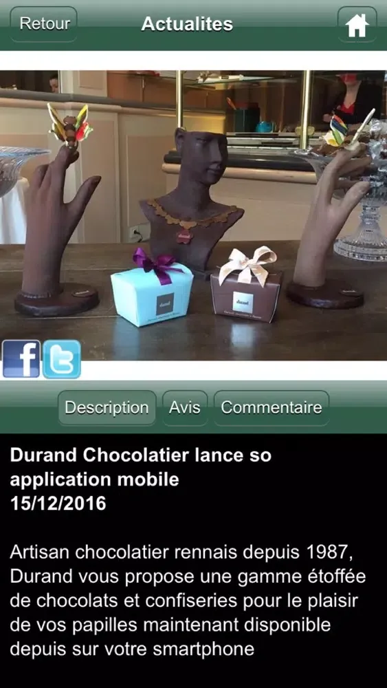 Durand Chocolatier - Rennes應用截圖