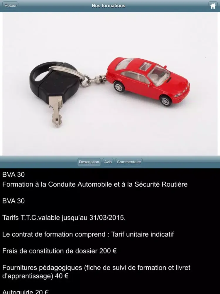 صور École de conduite de Vaucresson iPad 