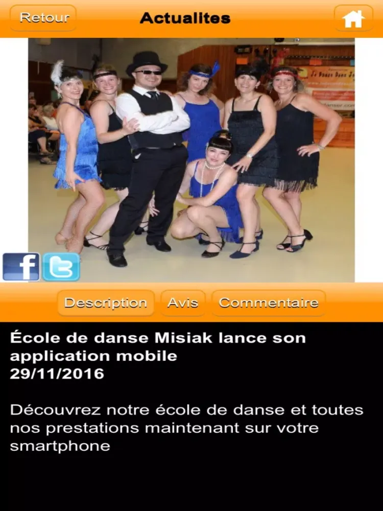 Captures d'écran de École de danse Misiak iPad 