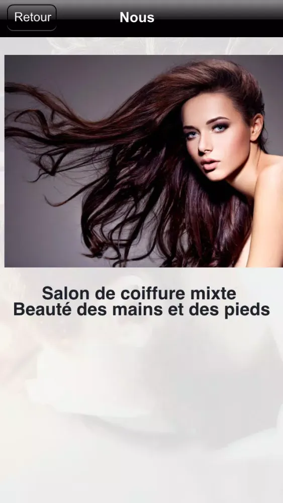 Tangkapan layar Elégance Coiffure