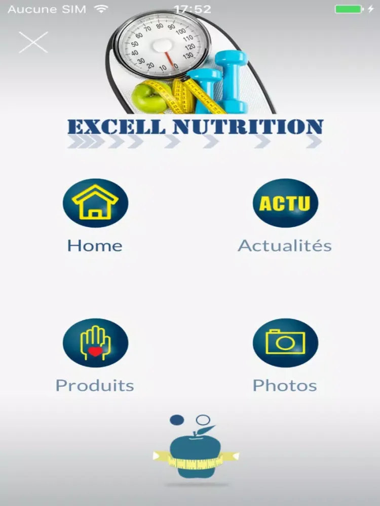 Excell Nutrition iPad  Screenshots