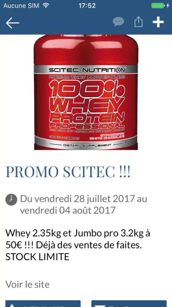 Excell Nutrition Screenshots