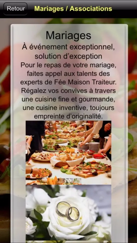 Fée Maison Traiteur Ekran Görüntüleri