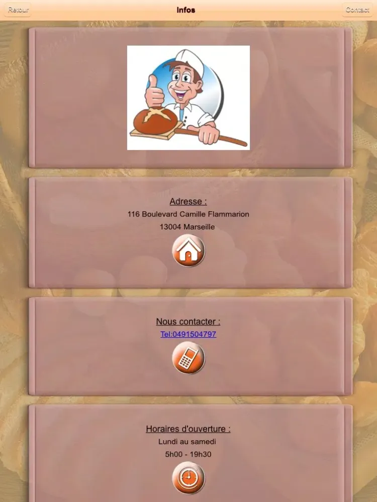 Le Fournil du Siphon iPad  Ekran Görüntüleri