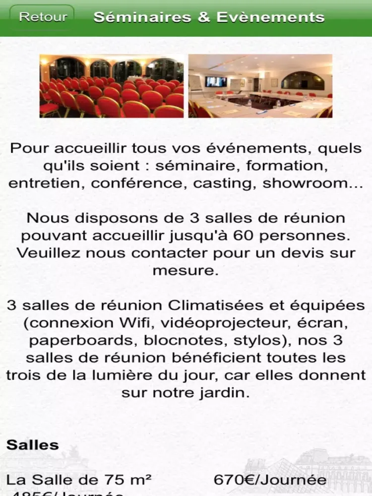 Captures d'écran de Hôtel Opéra Cadet iPad 