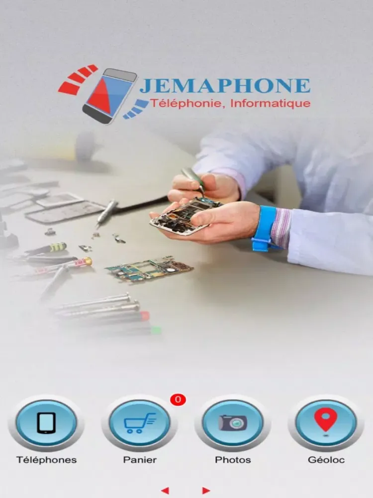Capturas de pantalla de Jemaphone Pantin iPad 