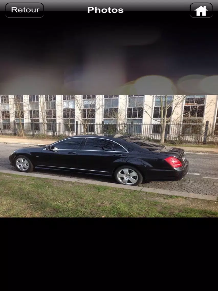 Ảnh chụp màn hình của JSL Chauffeur iPad 