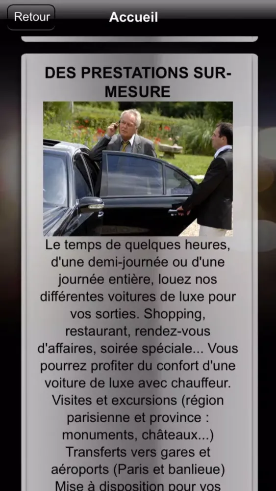 Screenshot di JSL Chauffeur
