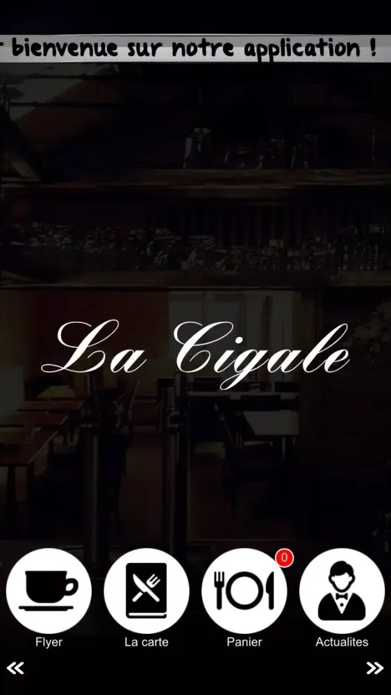 Captures d'écran de Restaurant La Cigale Châteaudun