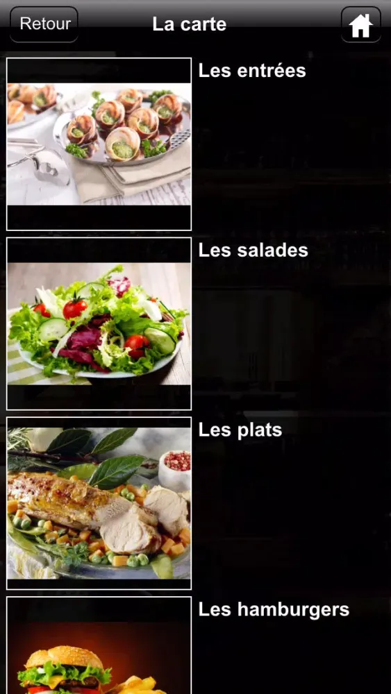 Captures d'écran de Restaurant La Cigale Châteaudun