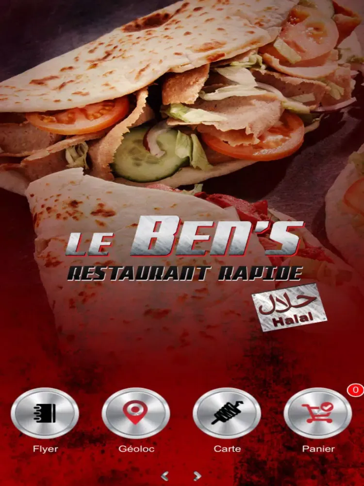 Le Ben's Fast Food Halal iPad  স্ক্রিনশট