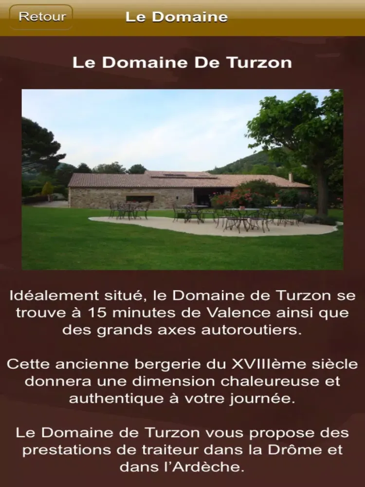 Zrzuty ekranu Le Domaine De Turzon iPad 